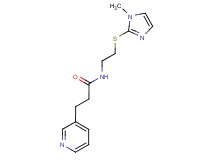 N-{2-[(1-methyl-1H-imidazol-2-yl)thio]ethyl}-3-pyridin-3-ylpropanamide
