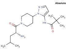 N-[1-(1-D-leucylpiperidin-4-yl)-1H-pyrazol-5-yl]-2,2-dimethylpropanamide