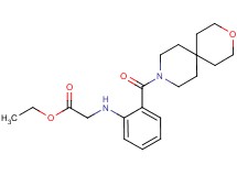 ethyl {[2-(3-oxa-9-azaspiro[5.5]undec-9-ylcarbonyl)phenyl]amino}acetate