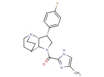 (3R*,3aR*,7aR*)-3-(4-fluorophenyl)-1-[(4-methyl-1H-imidazol-2-yl)carbonyl]octahydro-4,7-ethanopyrrolo[3,2-b]pyridine