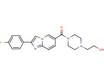 2-(4-{[2-(4-fluorophenyl)imidazo[1,2-a]pyridin-6-yl]carbonyl}piperazin-1-yl)ethanol