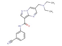 N-(3-cyanophenyl)-6-[(diethylamino)methyl]pyrazolo[1,5-a]pyrimidine-3-carboxamide