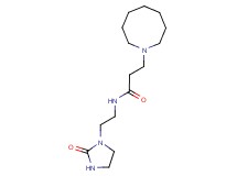 3-azocan-1-yl-N-[2-(2-oxoimidazolidin-1-yl)ethyl]propanamide