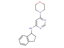 N-(2,3-dihydro-1H-inden-1-yl)-6-morpholin-4-ylpyrimidin-4-amine