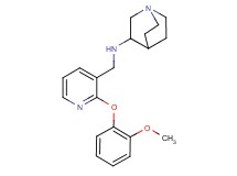 N-{[2-(2-methoxyphenoxy)pyridin-3-yl]methyl}quinuclidin-3-amine