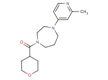 1-(2-methyl-4-pyridinyl)-4-(tetrahydro-2H-pyran-4-ylcarbonyl)-1,4-diazepane