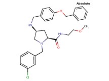 (4S)-4-{[4-(benzyloxy)benzyl]amino}-1-(3-chlorobenzyl)-N-(2-methoxyethyl)-L-prolinamide