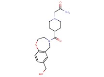 2-(4-{[7-(hydroxymethyl)-2,3-dihydro-1,4-benzoxazepin-4(5H)-yl]carbonyl}-1-piperidinyl)acetamide