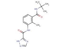 N-{3-[(tert-butylamino)carbonyl]-2-methylphenyl}-1H-1,2,4-triazole-5-carboxamide