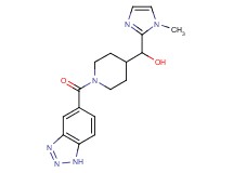 [1-(1H-1,2,3-benzotriazol-5-ylcarbonyl)piperidin-4-yl](1-methyl-1H-imidazol-2-yl)methanol