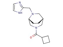 (1R*,5R*)-3-(cyclobutylcarbonyl)-6-(1H-imidazol-2-ylmethyl)-3,6-diazabicyclo[3.2.2]nonane