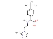 (4-tert-butylphenyl){methyl[2-(2-methyl-1H-imidazol-1-yl)ethyl]amino}acetic acid