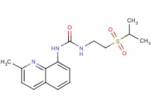 N-[2-(isopropylsulfonyl)ethyl]-N'-(2-methylquinolin-8-yl)urea