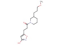 5-{3-[3-(3-methoxypropyl)-1-piperidinyl]-3-oxopropyl}-3-isoxazolol