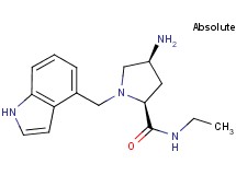 (2S,4S)-4-amino-N-ethyl-1-(1H-indol-4-ylmethyl)pyrrolidine-2-carboxamide