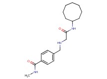 4-({[2-(cyclooctylamino)-2-oxoethyl]amino}methyl)-N-methylbenzamide