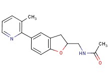 N-{[5-(3-methyl-2-pyridinyl)-2,3-dihydro-1-benzofuran-2-yl]methyl}acetamide
