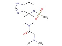 N,N-dimethyl-2-[5-(methylsulfonyl)-1,5,6,7-tetrahydro-1'H-spiro[imidazo[4,5-c]pyridine-4,4'-piperidin]-1'-yl]-2-oxoethanamine