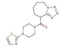 9-{[4-(1,3-thiazol-2-yl)piperazin-1-yl]carbonyl}-6,7,8,9-tetrahydro-5H-tetrazolo[1,5-a]azepine