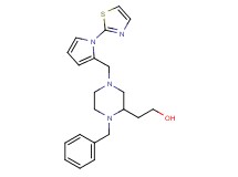 2-(1-benzyl-4-{[1-(1,3-thiazol-2-yl)-1H-pyrrol-2-yl]methyl}-2-piperazinyl)ethanol