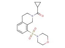 2-(cyclopropylcarbonyl)-8-(morpholin-4-ylsulfonyl)-1,2,3,4-tetrahydroisoquinoline