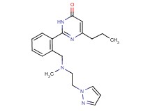 2-[2-({methyl[2-(1H-pyrazol-1-yl)ethyl]amino}methyl)phenyl]-6-propylpyrimidin-4(3H)-one