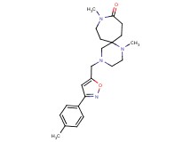 1,9-dimethyl-4-{[3-(4-methylphenyl)isoxazol-5-yl]methyl}-1,4,9-triazaspiro[5.6]dodecan-10-one