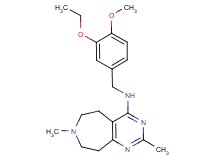 N-(3-ethoxy-4-methoxybenzyl)-2,7-dimethyl-6,7,8,9-tetrahydro-5H-pyrimido[4,5-d]azepin-4-amine