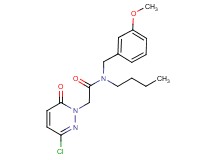 N-butyl-2-(3-chloro-6-oxopyridazin-1(6H)-yl)-N-(3-methoxybenzyl)acetamide
