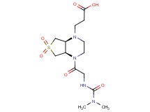 3-[(4aR*,7aS*)-4-{N-[(dimethylamino)carbonyl]glycyl}-6,6-dioxidohexahydrothieno[3,4-b]pyrazin-1(2H)-yl]propanoic acid