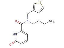 N-butyl-6-oxo-N-(3-thienylmethyl)-1,6-dihydropyridine-2-carboxamide