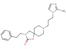 8-[3-(2-methyl-1H-imidazol-1-yl)propyl]-3-(2-phenylethyl)-1-oxa-3,8-diazaspiro[4.5]decan-2-one