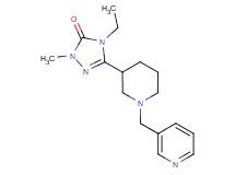 4-ethyl-2-methyl-5-[1-(pyridin-3-ylmethyl)piperidin-3-yl]-2,4-dihydro-3H-1,2,4-triazol-3-one