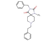 3-benzyl-1-methyl-8-(2-phenylethyl)-1,3,8-triazaspiro[4.5]decane-2,4-dione