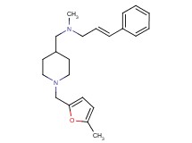 (2E)-N-methyl-N-({1-[(5-methyl-2-furyl)methyl]-4-piperidinyl}methyl)-3-phenyl-2-propen-1-amine