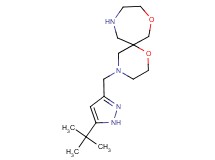 4-[(5-tert-butyl-1H-pyrazol-3-yl)methyl]-1,8-dioxa-4,11-diazaspiro[5.6]dodecane