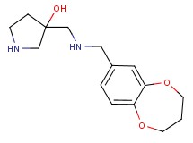 3-{[(3,4-dihydro-2H-1,5-benzodioxepin-7-ylmethyl)amino]methyl}-3-pyrrolidinol dihydrochloride