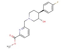 methyl 6-{[(3S*,4S*)-4-(4-fluorophenyl)-3-hydroxypiperidin-1-yl]methyl}pyridine-2-carboxylate