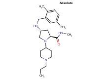 (4R)-4-[(2,5-dimethylbenzyl)amino]-N-methyl-1-(1-propyl-4-piperidinyl)-L-prolinamide