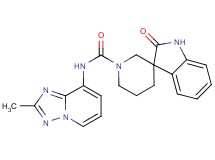 N-(2-methyl[1,2,4]triazolo[1,5-a]pyridin-8-yl)-2-oxo-1,2-dihydro-1'H-spiro[indole-3,3'-piperidine]-1'-carboxamide