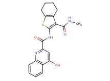 4-hydroxy-N-{3-[(methylamino)carbonyl]-4,5,6,7-tetrahydro-1-benzothien-2-yl}-2-quinolinecarboxamide