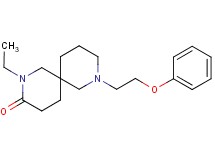 2-ethyl-8-(2-phenoxyethyl)-2,8-diazaspiro[5.5]undecan-3-one