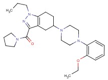 5-[4-(2-ethoxyphenyl)-1-piperazinyl]-1-propyl-3-(1-pyrrolidinylcarbonyl)-4,5,6,7-tetrahydro-1H-indazole