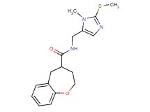 N-{[1-methyl-2-(methylthio)-1H-imidazol-5-yl]methyl}-2,3,4,5-tetrahydro-1-benzoxepine-4-carboxamide