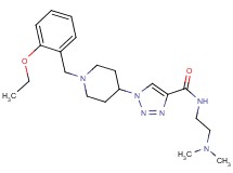 N-[2-(dimethylamino)ethyl]-1-[1-(2-ethoxybenzyl)-4-piperidinyl]-1H-1,2,3-triazole-4-carboxamide