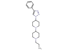 4-(4-phenyl-1H-1,2,3-triazol-1-yl)-1'-propyl-1,4'-bipiperidine