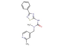 N-methyl-N-[(2-methylpyridin-4-yl)methyl]-N'-(3-phenyl-1,2,4-thiadiazol-5-yl)urea