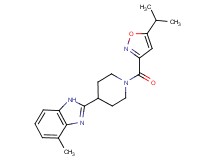 2-{1-[(5-isopropyl-3-isoxazolyl)carbonyl]-4-piperidinyl}-4-methyl-1H-benzimidazole