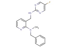 N-({2-[benzyl(methyl)amino]pyridin-3-yl}methyl)-5-fluoropyrimidin-2-amine