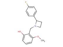 2-{[2-(4-fluorophenyl)azetidin-1-yl]methyl}-3-methoxyphenol